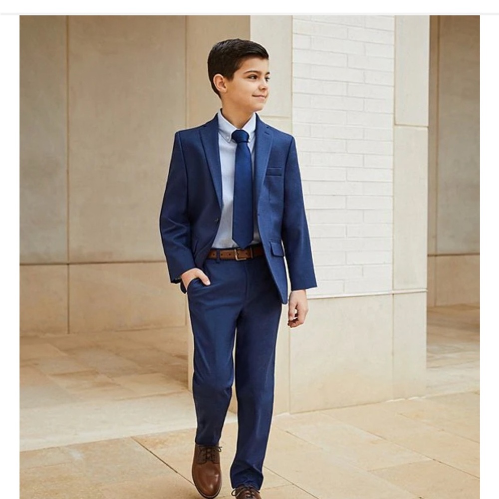 Classic Blue Boys Suit Jacket from Dillard Classic Club